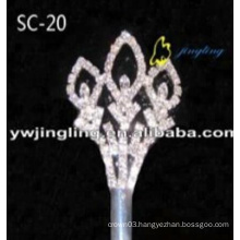 Silver King Pageant Crown Scepter